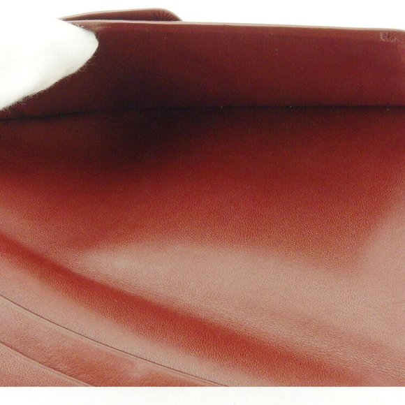Cartier length wallet mast line Bordeaux leather Authentic used - Picture 6 of 8
